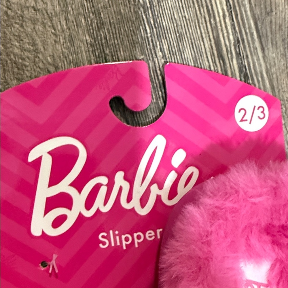 Barbie Glitter Heart Pink Slippers - Picture 5 of 10